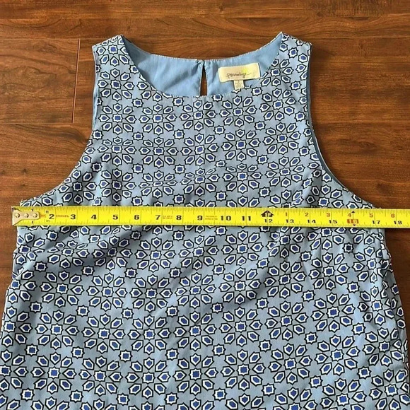 Printed sleeveless blouse - Picture 5 of 9